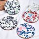 Handmade Terrazzo Multicolor Round Resin Set of 4 Decorative Table Coasters